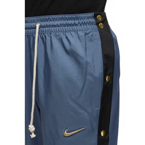 Nike Men's Size XL NBA Tear-Away Basketball Pants Team Warm Ups Blue/Gold NWT - Picture 5 of 13